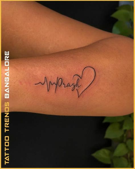 heartbeat name tattoo|65 Mind.